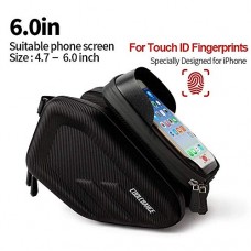 King‘s Stationery Waterproof Bike Bag Frame Front Head Top Tube Cycling Bag Double IPouch 6.2 Inch Touch Screen Bicycle Bag Accessories - B07GBDTTY5